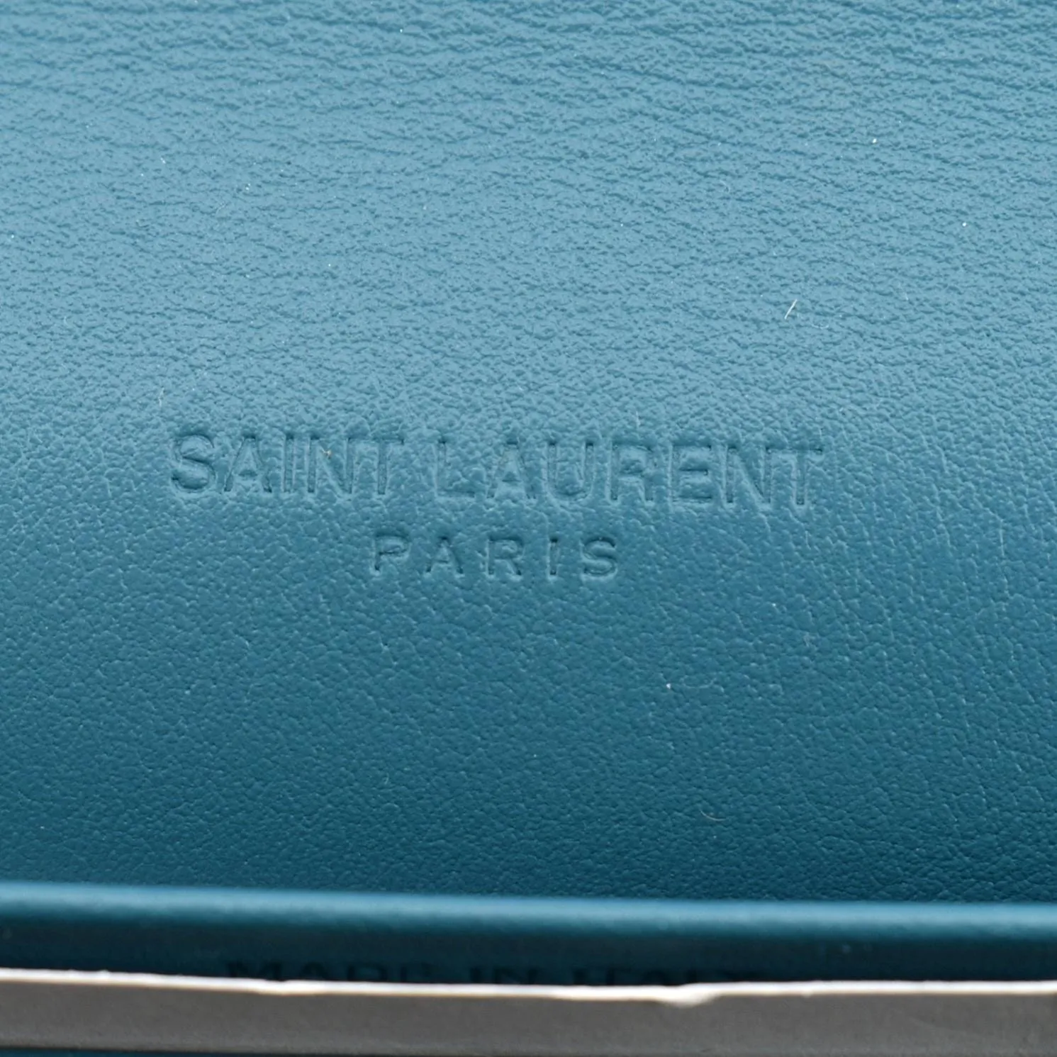 YVES SAINT LAURENT Floral Print Leather Shoulder Bag Multicolor