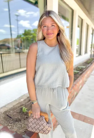 Z SUPPLY Beau Gauze Top in Pale Jade