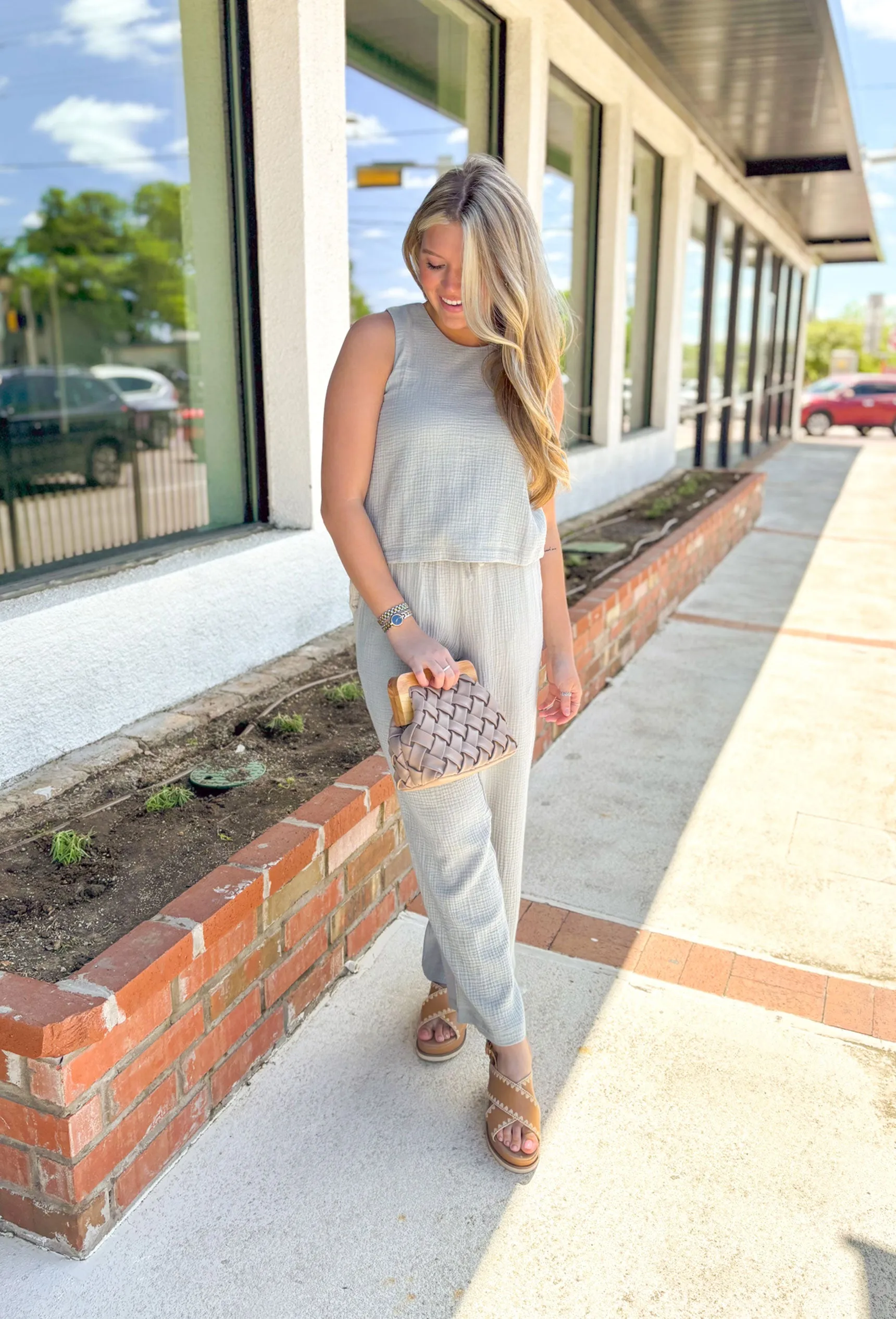 Z SUPPLY Beau Gauze Top in Pale Jade