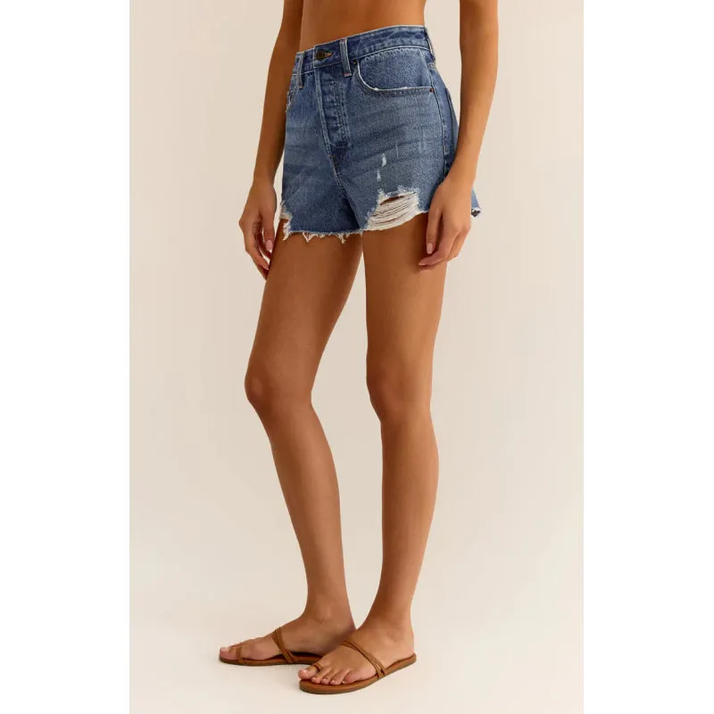 Z Supply Classic Hi-Rise Denim Short