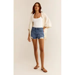 Z Supply Classic Hi-Rise Denim Short