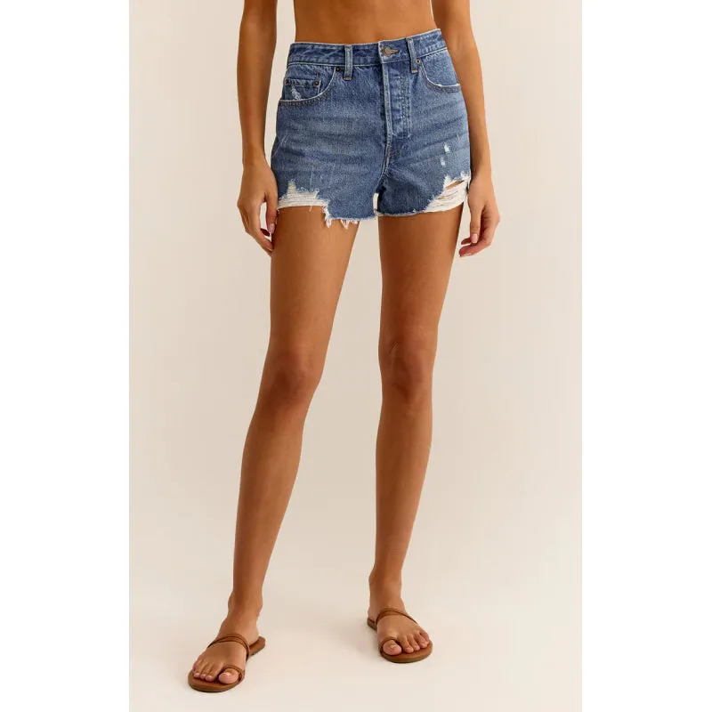 Z Supply Classic Hi-Rise Denim Short
