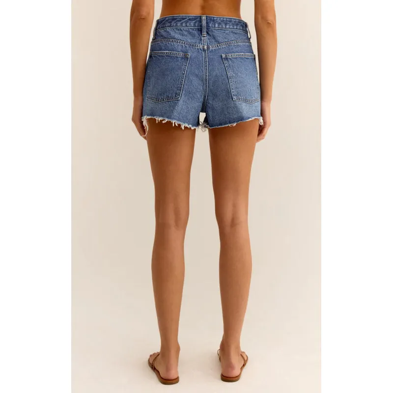 Z Supply Classic Hi-Rise Denim Short